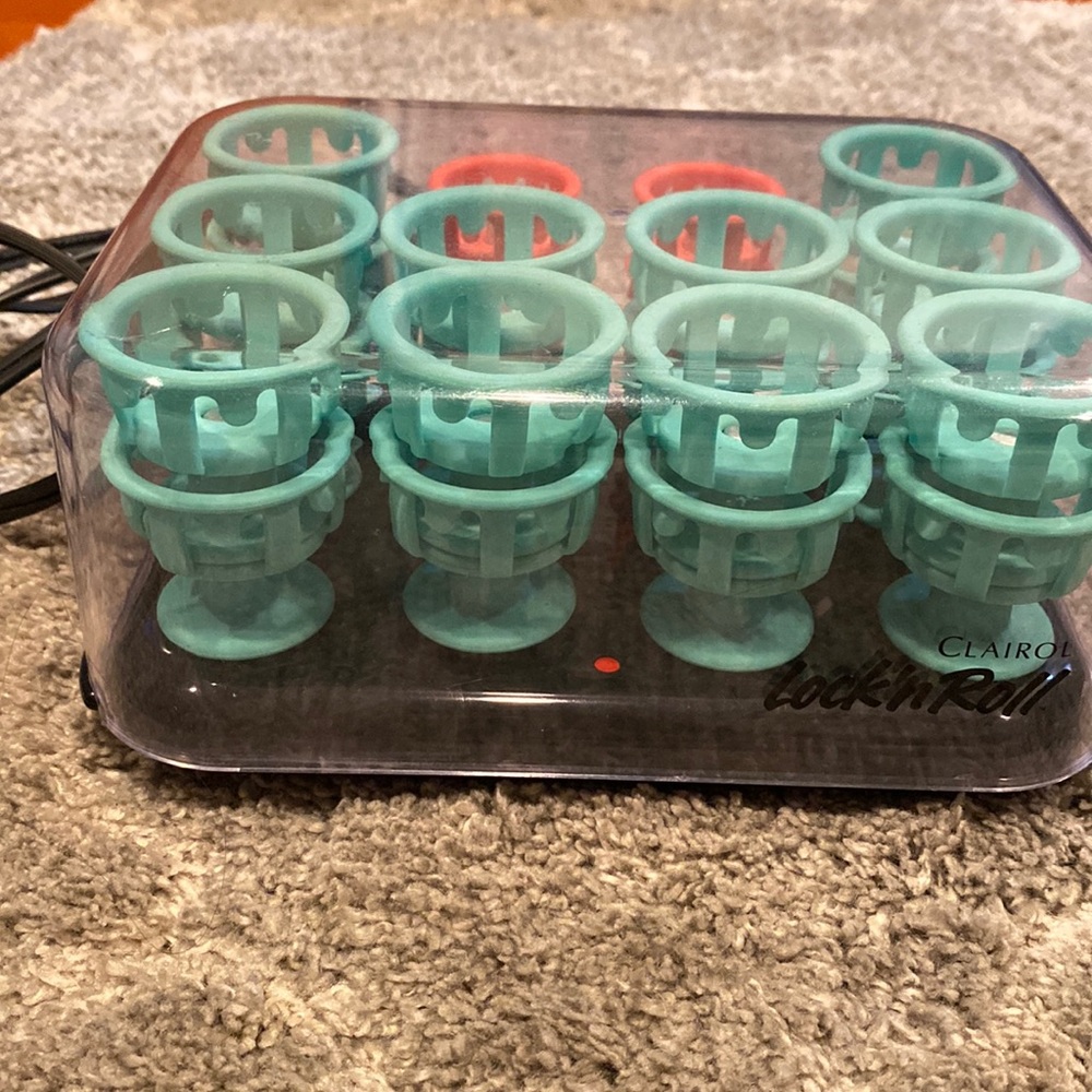 Vtg Clairol Lock N Roll hair curlers